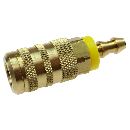 Coilhose Pneumatics 1/4" 6-Point Industrial Coupler 1/4" ID Lock-On 15X4L